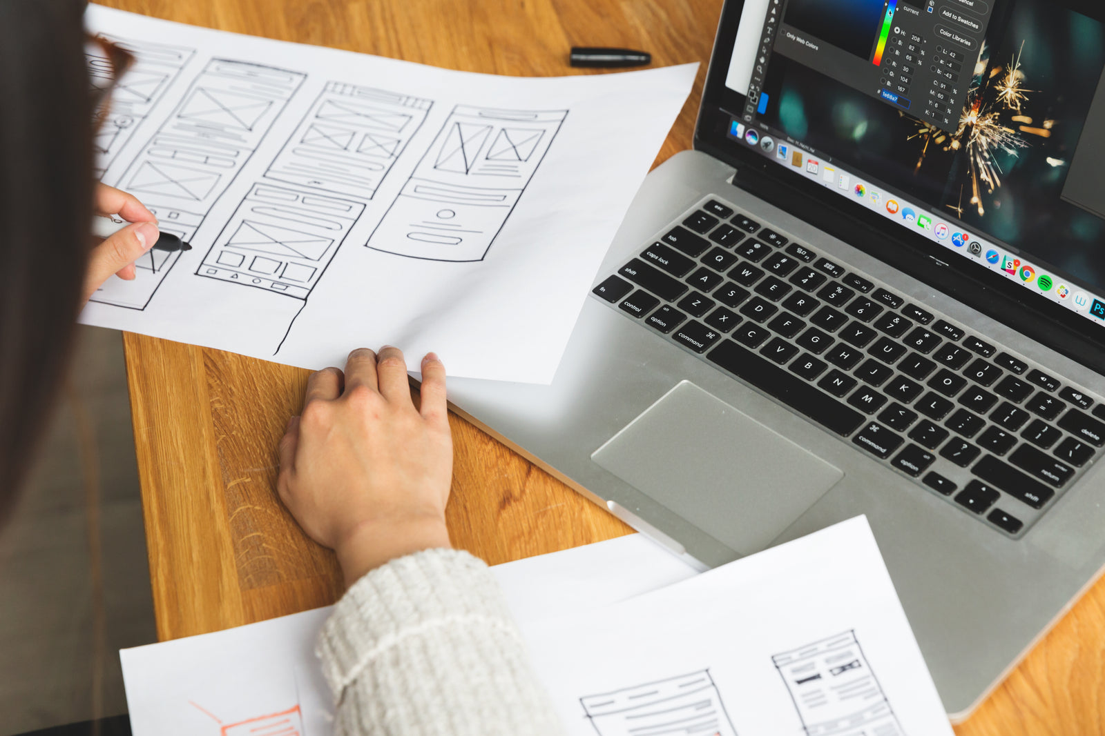 Editing workspace study — illustrative stock photo